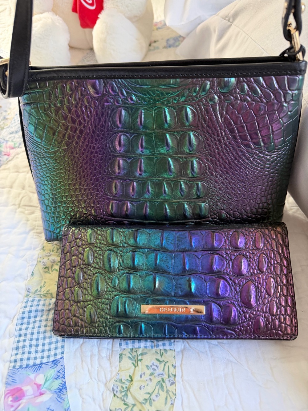 Brahmin Multi Labyrinth Lorelei with Matching Ady Wallet